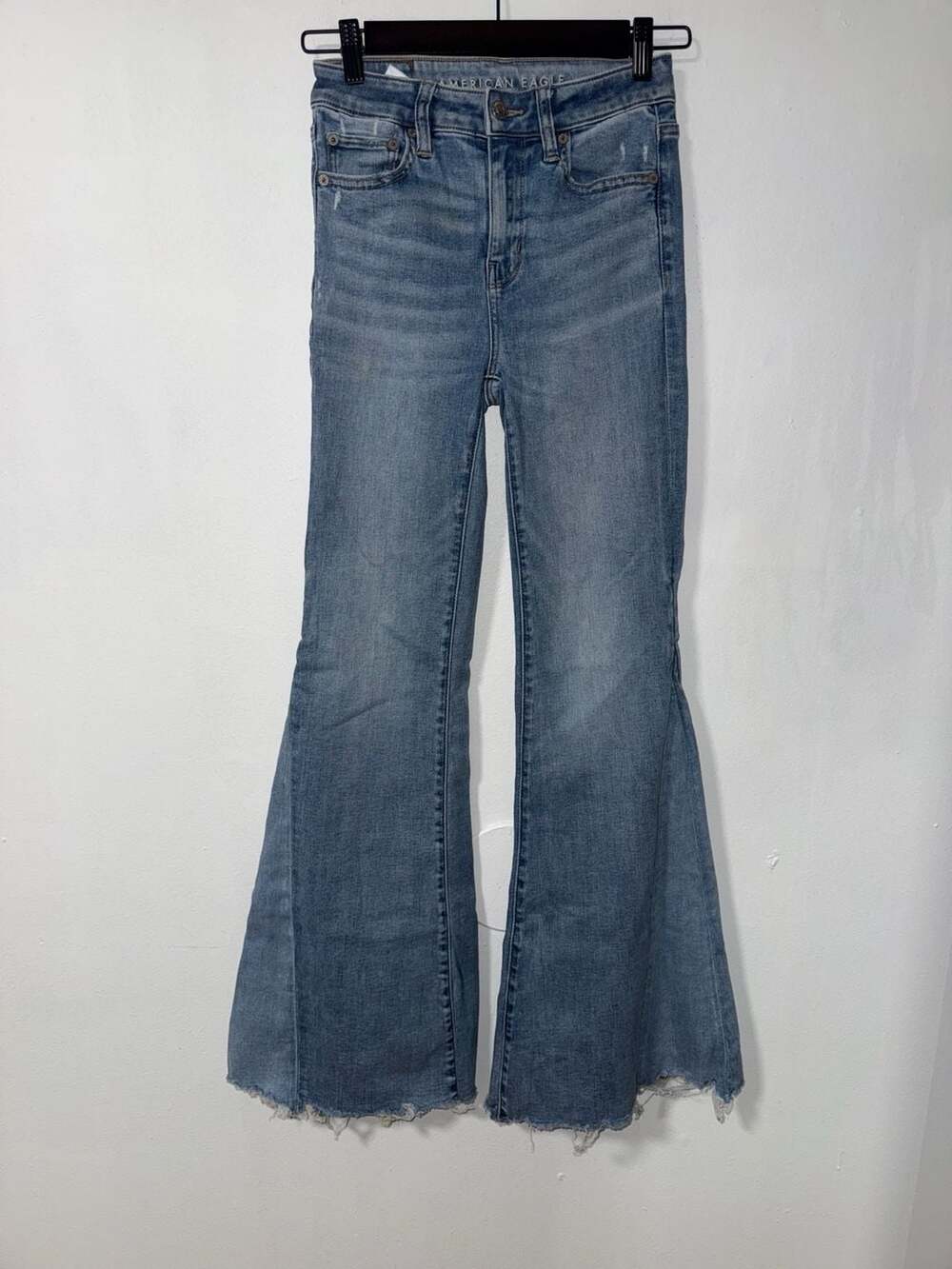 American Eagle Festival Flare Size 0 Regular Blue